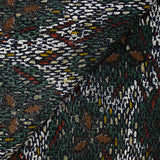 Maille polyester imprimée losange à pois lurex