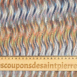 Voile de polycoton vibrations multicolore