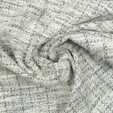 Policotton Coconut Mesh Lurex Grey, fondo negro y verde Fondo blanco