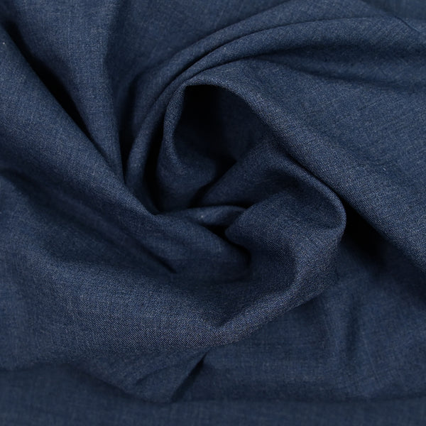 Tissu tailleur laine mélangée bleu