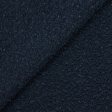 Maille polyester texturée irisée Alexia bleu nuit