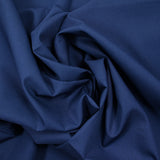 Popeline de coton bleu marine