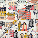 Ambiente de algodón estampado atmósfera de fondo blanco