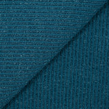 Maille Bianca côtelée bleu pétrole