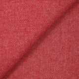 Sergé de laine mélangée rouge et blanc