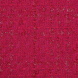Tweed Emma lurex polyester fond fuchsia