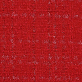Tweed emma lurex polyester red background
