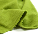 100% Lin lavé vert pomme