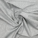 Cotton dive printed dandelion gray background