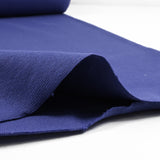 Bord-côte tubulaire bleu indigo vendu au mètre