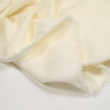 Crêpe de polyester blanc cassé