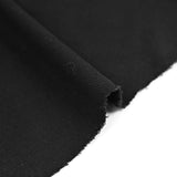 Polo de punto fino de algodón negro cuervo