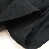 Jersey de coton lourd noir