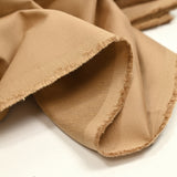 Satin de coton doupionné camel