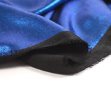 Crêpe irisé bleu
