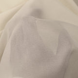 Mousseline de soie blanc cassé