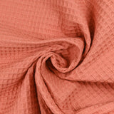 Cotton 100% Marsala honeycomb