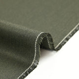 Polycoton chevron fin vert bouteille
