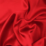 Satén de seda rojo 100%