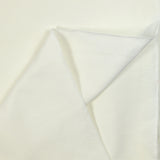 Jersey de algodón orgánico blanco roto