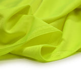 Tela de traje de baño amarillo fluo
