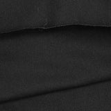 Maille polo coton élasthanne noir