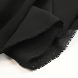 Mousseline 100% soie noire