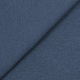 Jersey french terry coton Bio bleu jeans