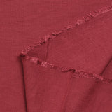 Lily Red Bordeaux Polyviscose Crêpe