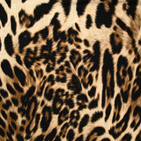 Jersey polyester imprimé léopard