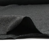 Bord-côte tubulaire anthracite chiné vendu au mètre