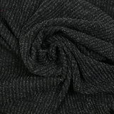 Maille Bianca côtelée noir