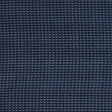Print microfiber polyester pied of dark blue chip