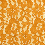 Dentelle polyester Sandrine moutarde