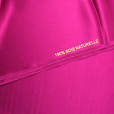 Satin de soie 100% magenta