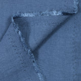 Crêpe viscose Lily bleu charrette