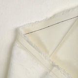 Velours de coton et viscose poils mi-longs blanc cassé