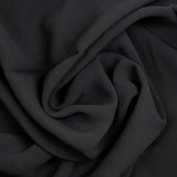 Mousseline de viscose noir