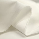 Popeline de coton thermocollée blanc