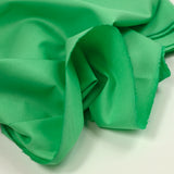 Popeline de coton vert printanier