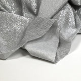 Jersey de polyester irisé gris chiné