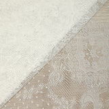 Dentelle polyester Renaissance fond blanc