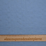 Double gaze brodée ajourée Lolita bleu