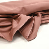 Satin de coton doupionné vieux rose