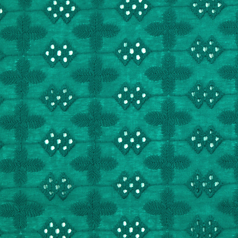 Héraklion Green English embroidery