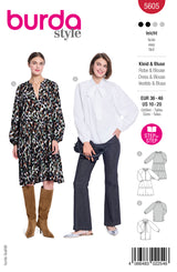 Patron Burda n°5605 : Robe & blouse