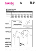 Burda boss n ° 5684: dress