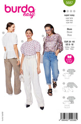 Burda boss n ° 5687: Blouse