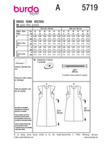 Burda boss n ° 5719: dress