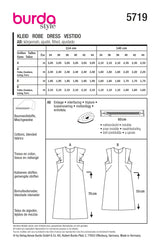 Burda boss n ° 5719: dress